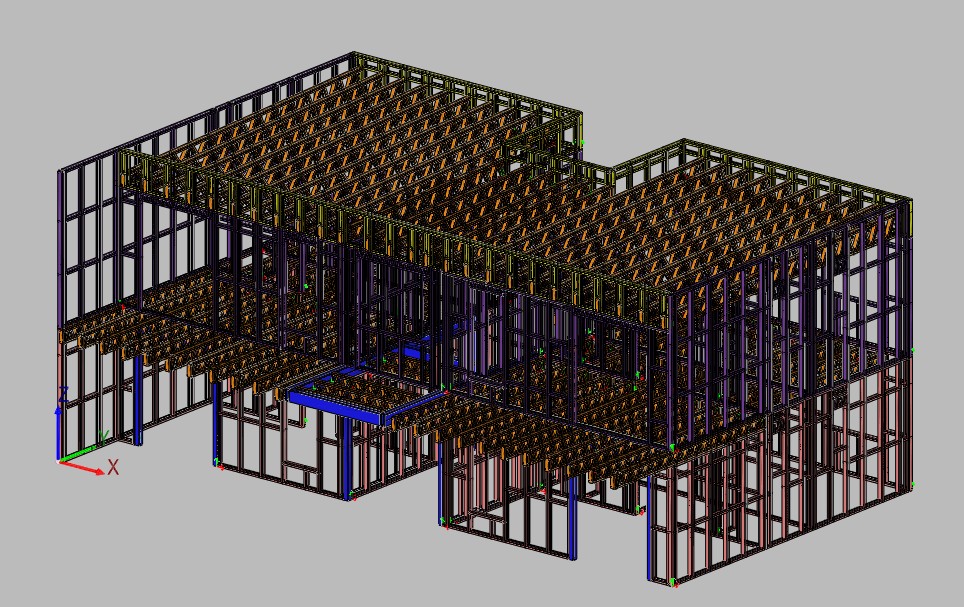 Blok D - pracovní model